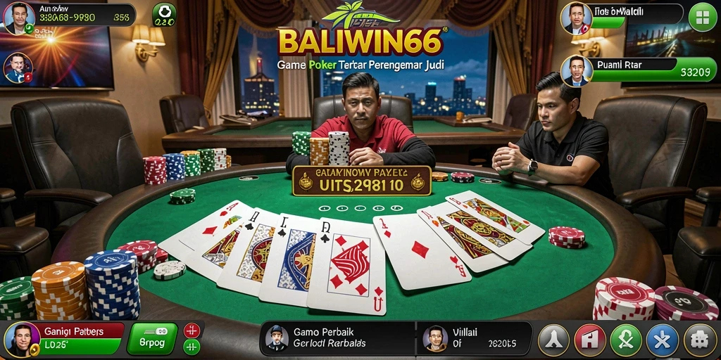 Gameplay seru Poker di BALIWIN66 yang menarik dan kompetitif.