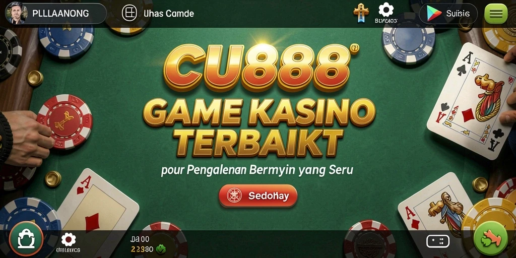 Screenshot CU888 menampilkan gameplay kasino yang menarik dan interaktif.