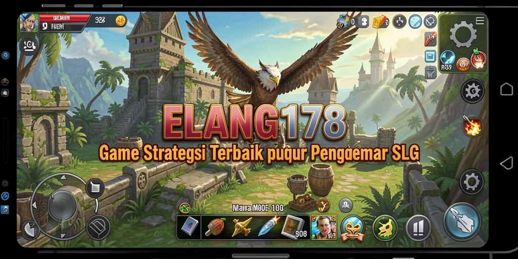 Tampilan gameplay mendebarkan dari ELANG178 yang penuh strategi.