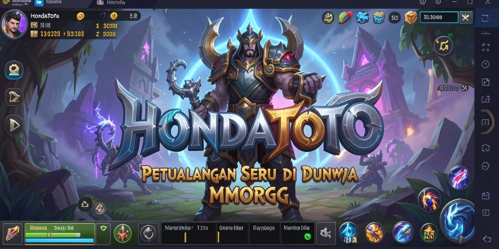 Tampilan gameplay HONDATOTO yang seru dan penuh aksi.