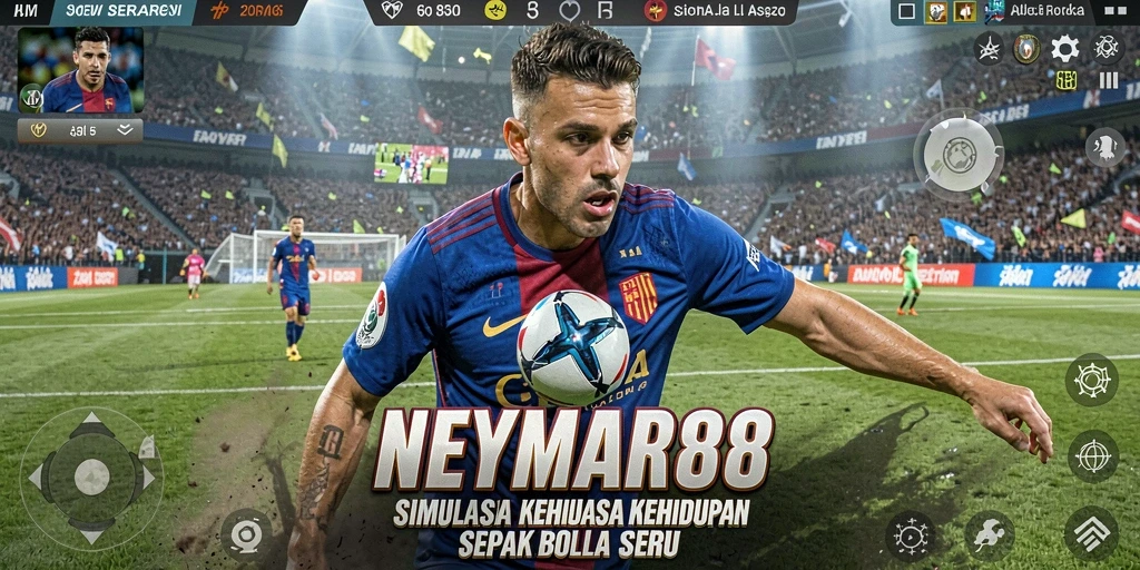 Tampilan gameplay NEYMAR88 yang mendebarkan dan realistis.