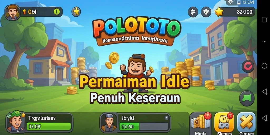 Tampilan gameplay POLOTOTO yang menarik dan adiktif.