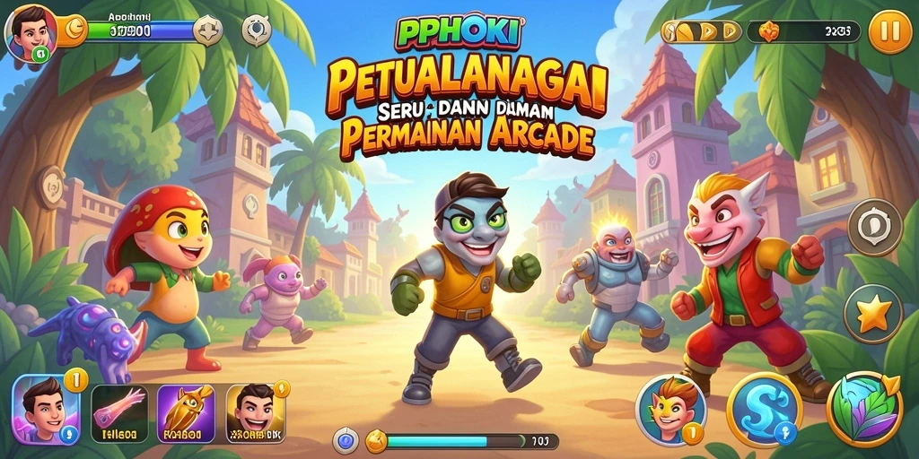 Screenshot PPHOKI menampilkan keseruan gameplay Arcade yang mendebarkan.