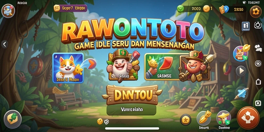 Tampilan gameplay RAWONTOTO yang menarik dan mudah dimainkan.