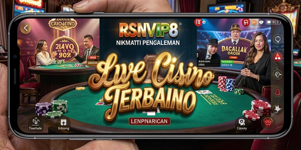 Tampilan gameplay Live Casino yang mendebarkan di RSNVIP8.