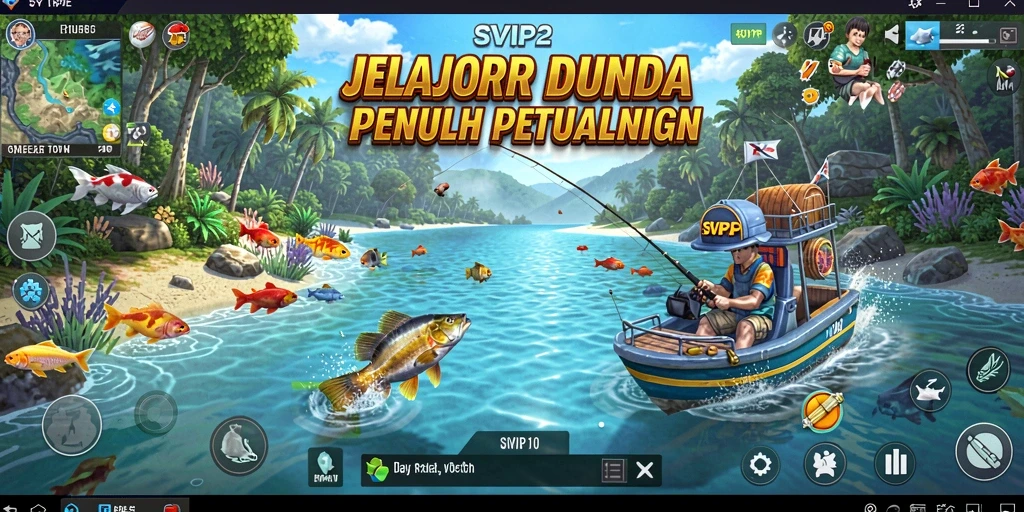 Tangkapan ikan yang menakjubkan dalam gameplay SVIP2.